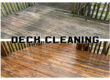 Wood fence or wood deck cleaning