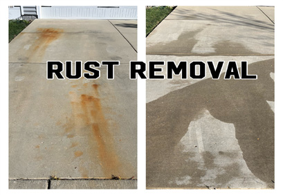 Removal of ugly rust stains